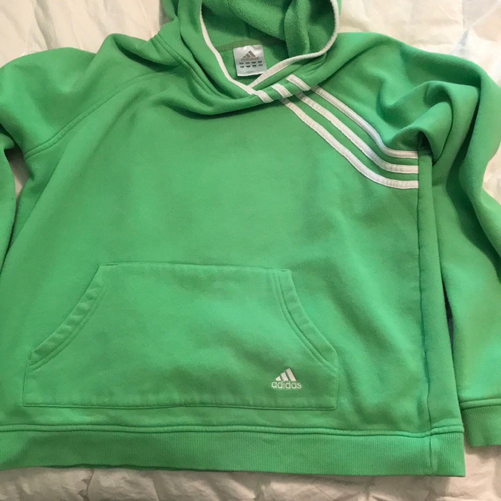 adidas green sweatshirt